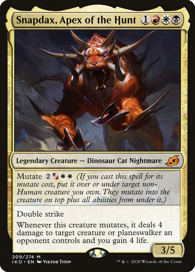 Snapdax, Apex of the Hunt [Ikoria: Lair of Behemoths] (209)
