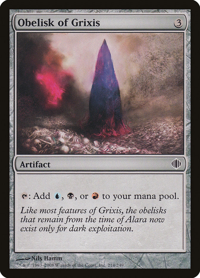 Obelisk of Grixis [Shards of Alara] (214)