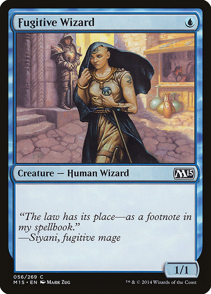 Fugitive Wizard [Magic 2015] (56)