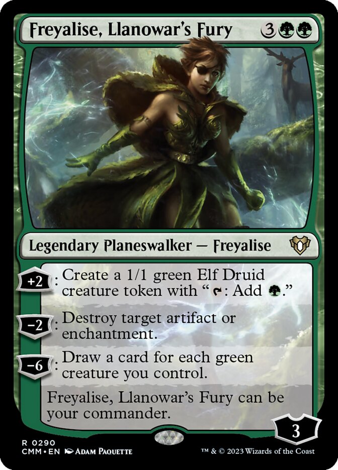 Freyalise, Llanowar's Fury [Commander Masters] (290)