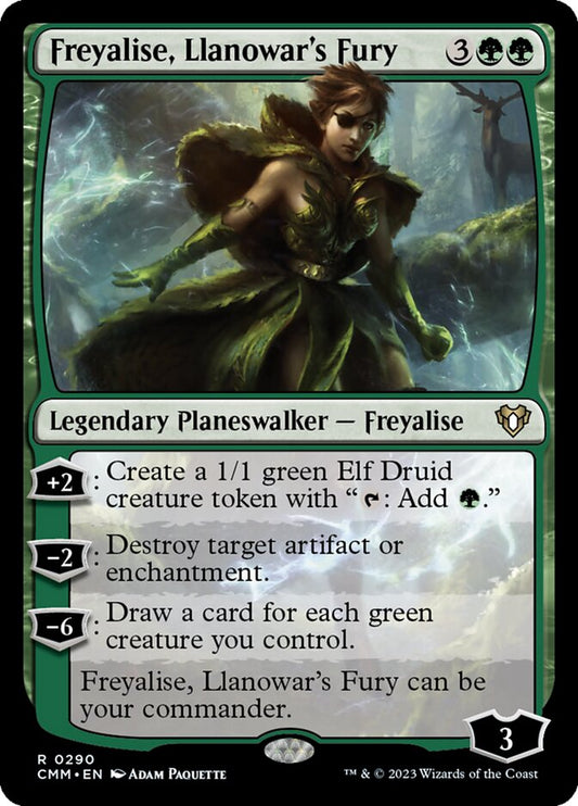 Freyalise, Llanowar's Fury [Commander Masters] (290)