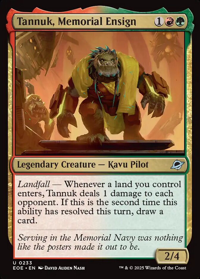 Tannuk, Memorial Ensign [Edge of Eternities] (233)