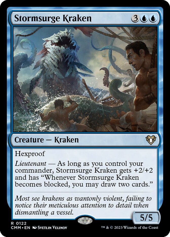 Stormsurge Kraken [Commander Masters] (122)