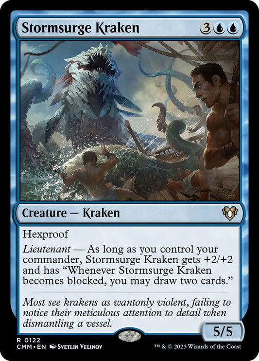 Stormsurge Kraken [Commander Masters] (122)
