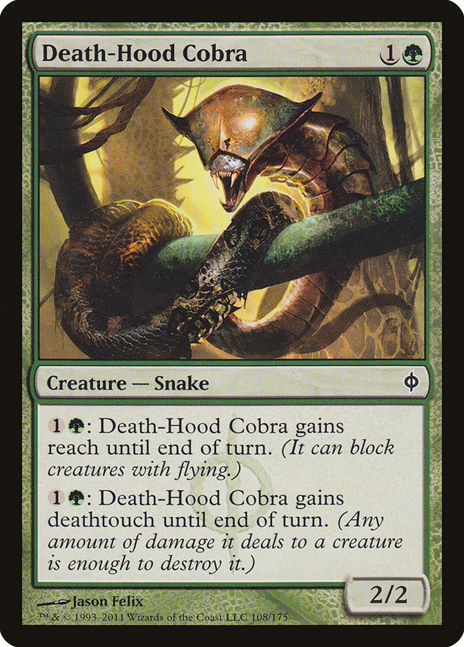 Death-Hood Cobra [New Phyrexia] (108)