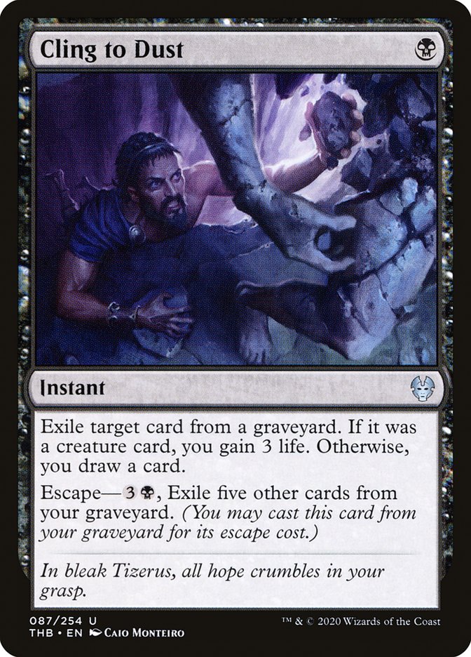 Cling to Dust [Theros Beyond Death] (87)