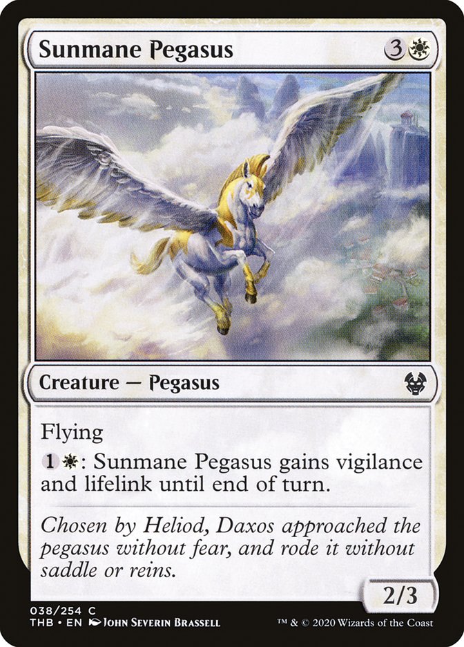 Sunmane Pegasus [Theros Beyond Death] (38)
