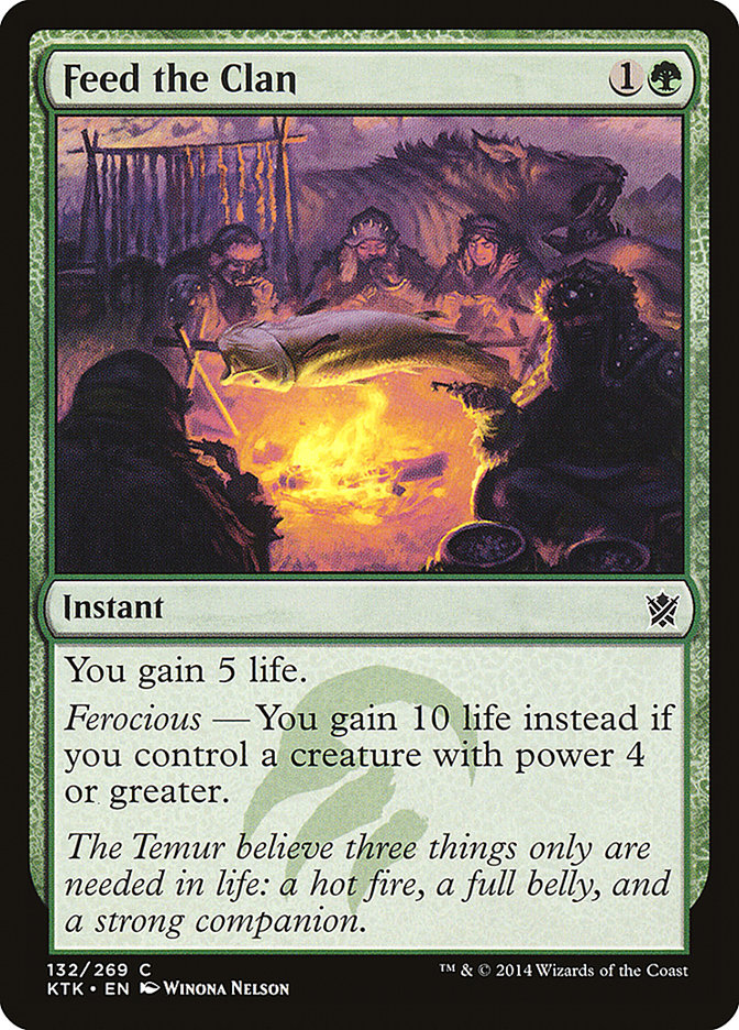 Feed the Clan [Khans of Tarkir] (132)