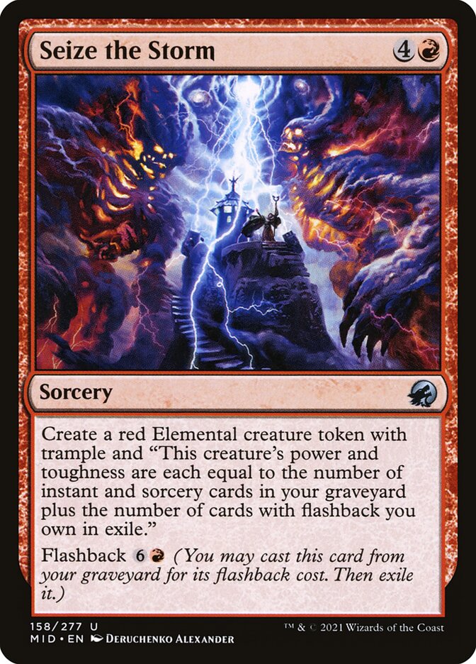 Seize the Storm [Innistrad: Midnight Hunt] (158)