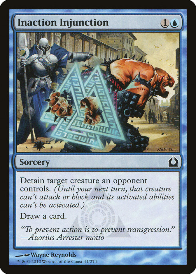 Inaction Injunction [Return to Ravnica] (41)