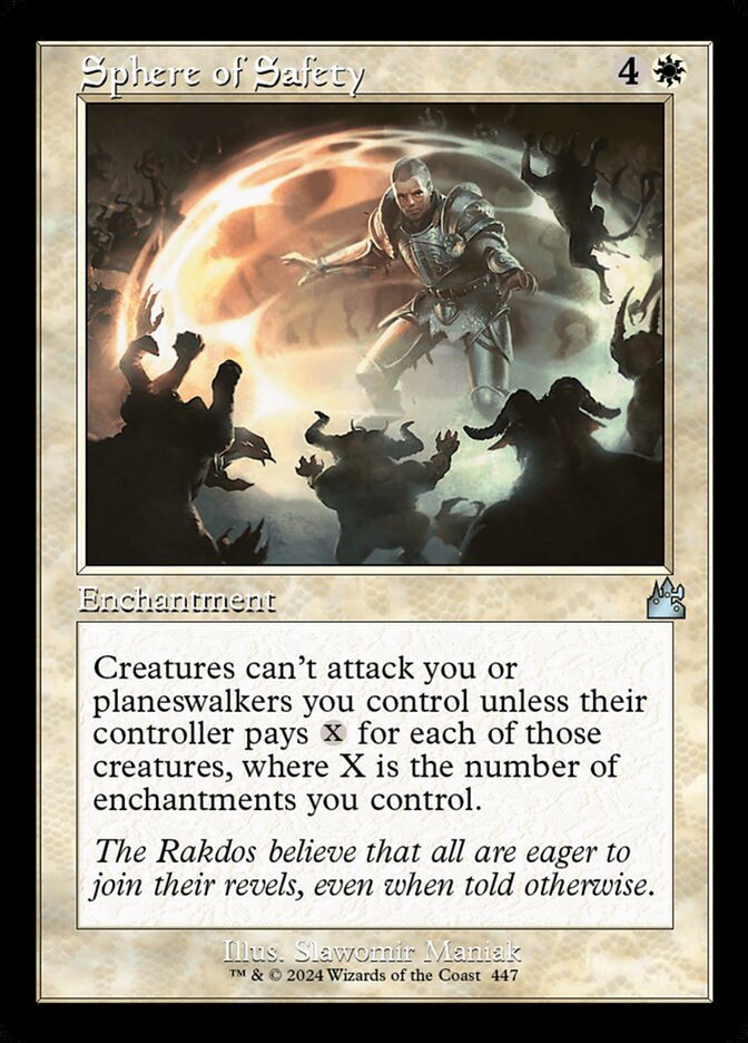 Sphere of Safety [Ravnica Remastered] (447)