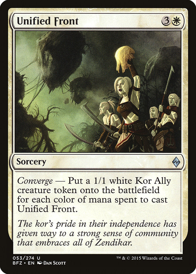 Unified Front [Battle for Zendikar] (53)