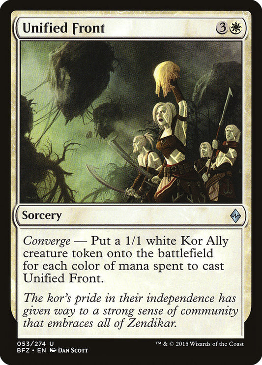 Unified Front [Battle for Zendikar] (53)