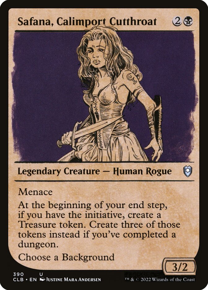 Safana, Calimport Cutthroat [Commander Legends: Battle for Baldur's Gate] (390)