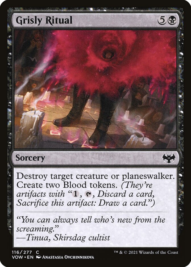 Grisly Ritual [Innistrad: Crimson Vow] (116)