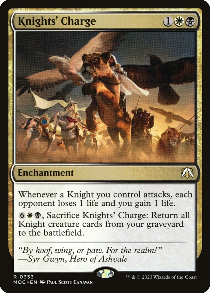 Knights' Charge [March of the Machine Commander] (333)