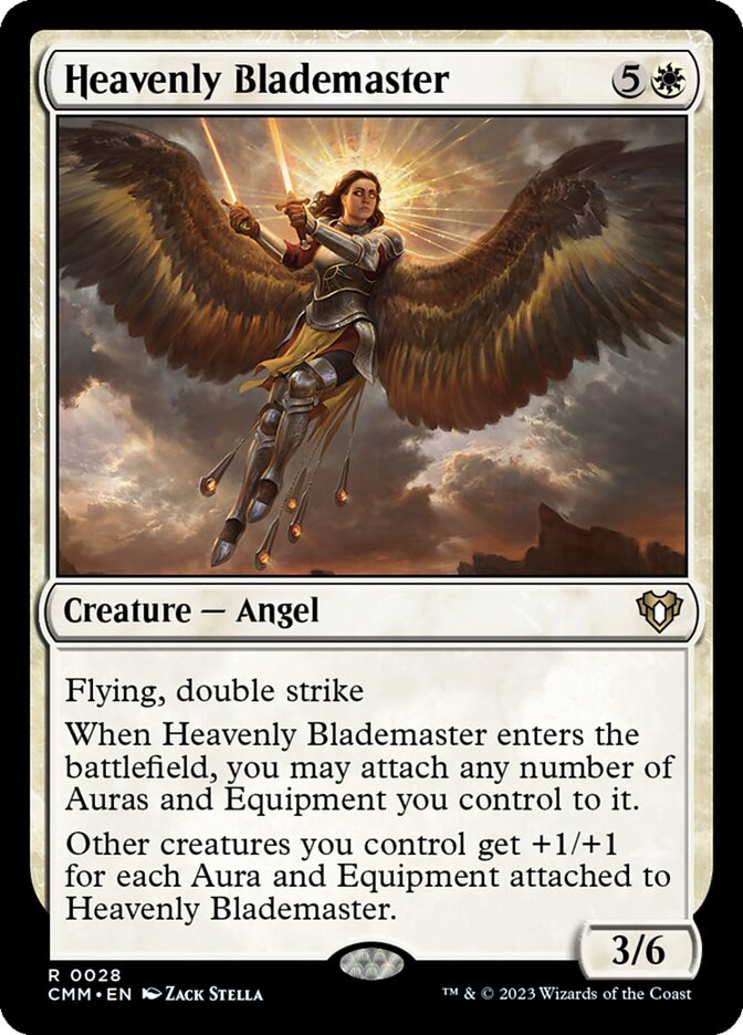 Heavenly Blademaster [Commander Masters] (28)