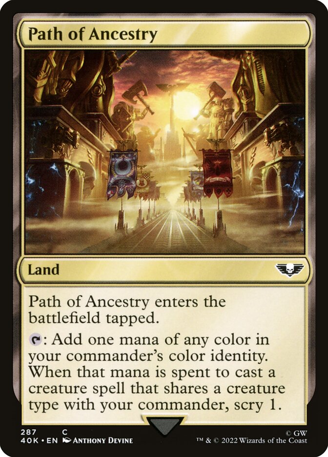 Path of Ancestry [Warhammer 40,000 Commander] (287)