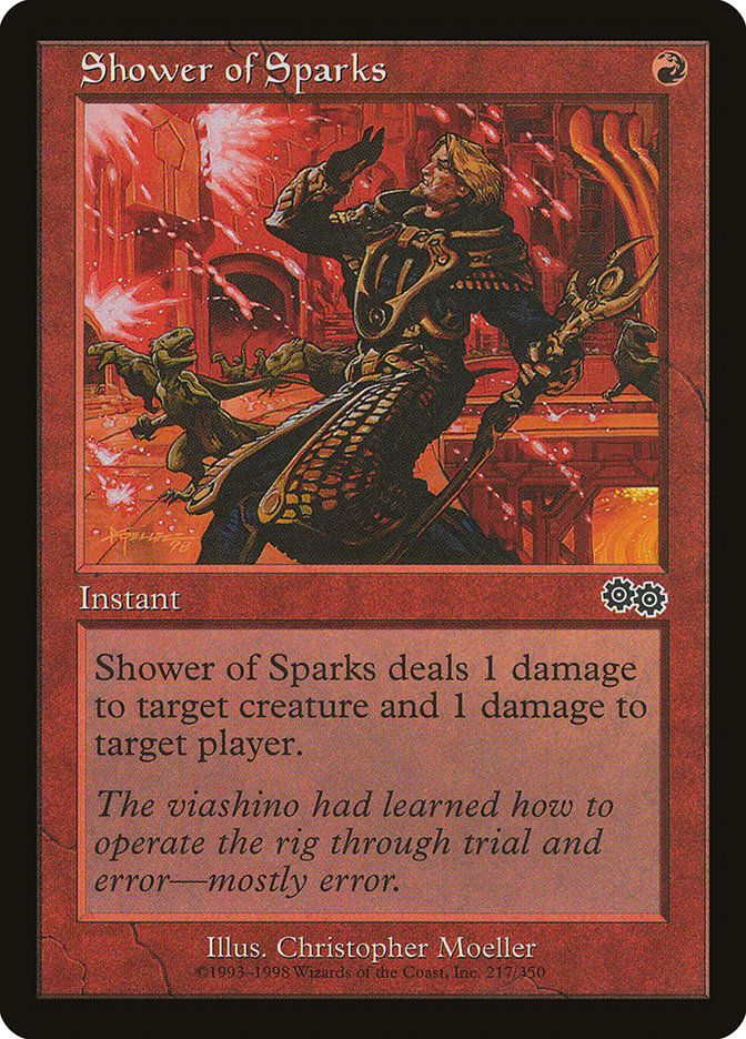 Shower of Sparks [Urza's Saga] (217)