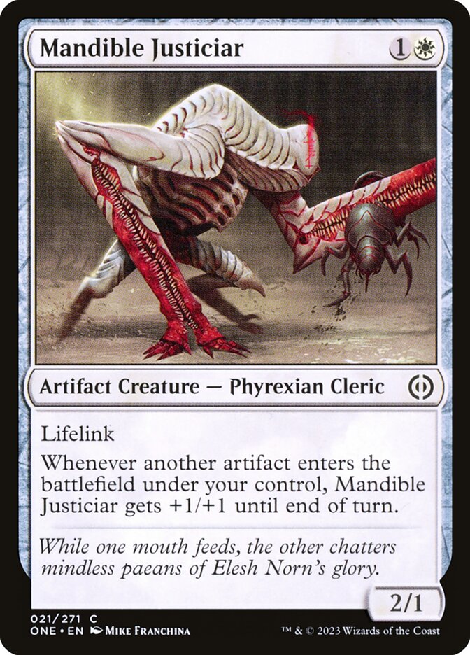 Mandible Justiciar [Phyrexia: All Will Be One] (21)