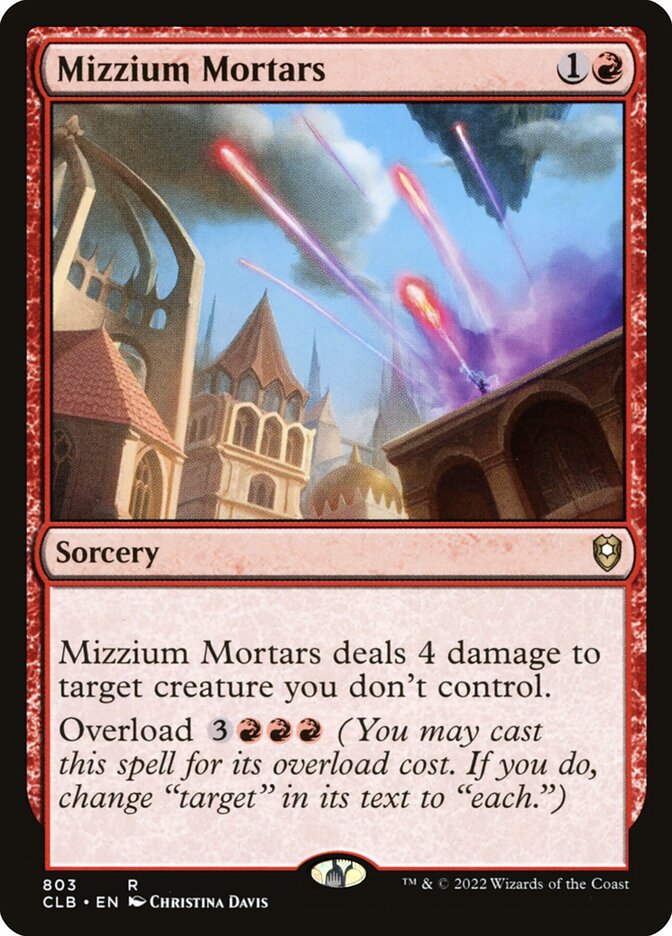 Mizzium Mortars [Commander Legends: Battle for Baldur's Gate] (803)