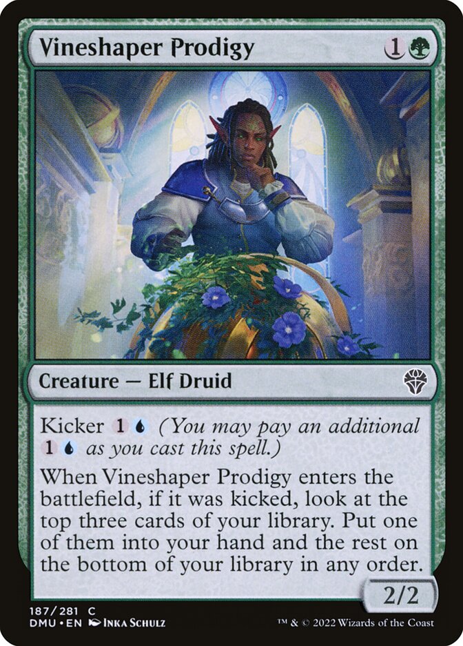 Vineshaper Prodigy [Dominaria United] (187)
