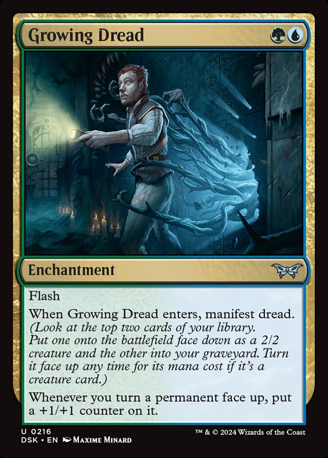 Growing Dread [Duskmourn: House of Horror] (216)