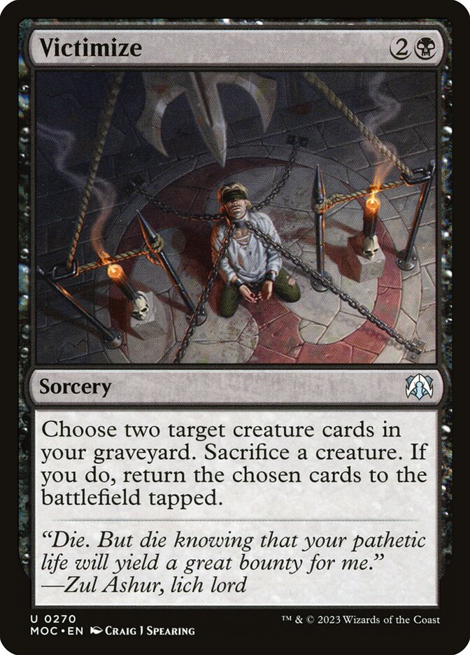 Victimize [March of the Machine Commander] (270)