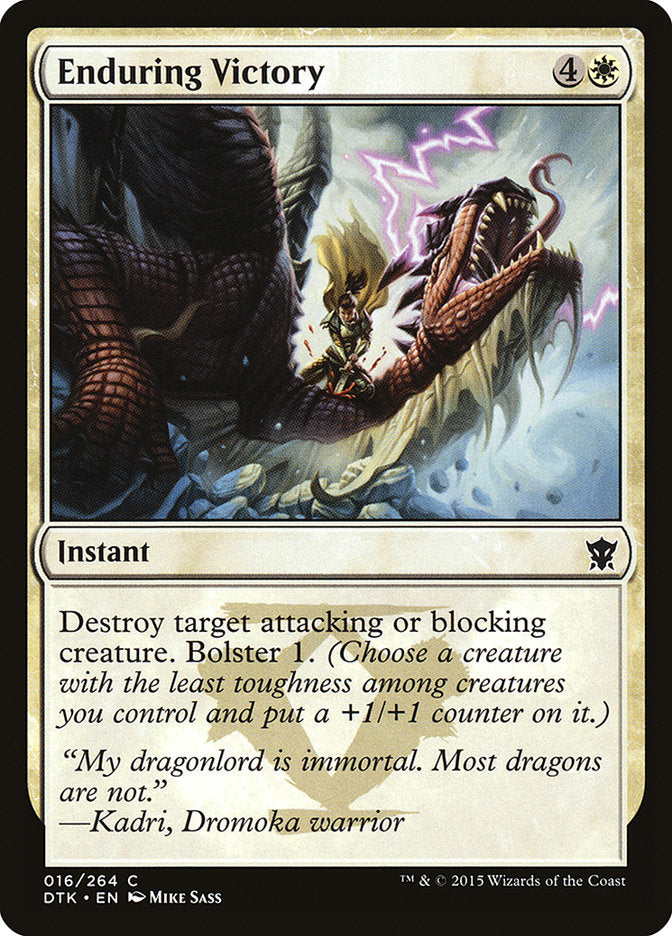 Enduring Victory [Dragons of Tarkir] (16)