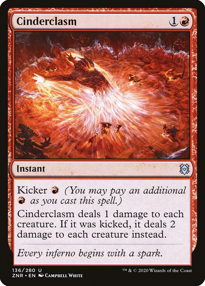 Cinderclasm [Zendikar Rising] (136)