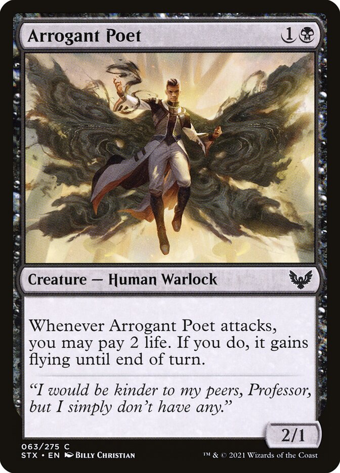 Arrogant Poet [Strixhaven: School of Mages] (63)