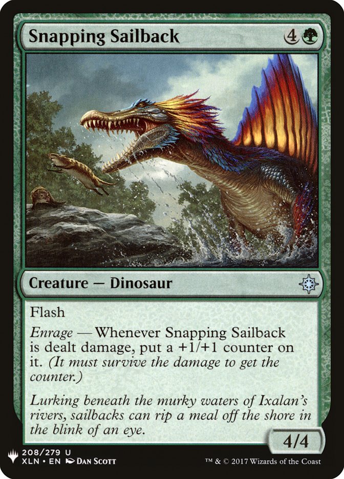 Snapping Sailback [The List] (XLN-208)