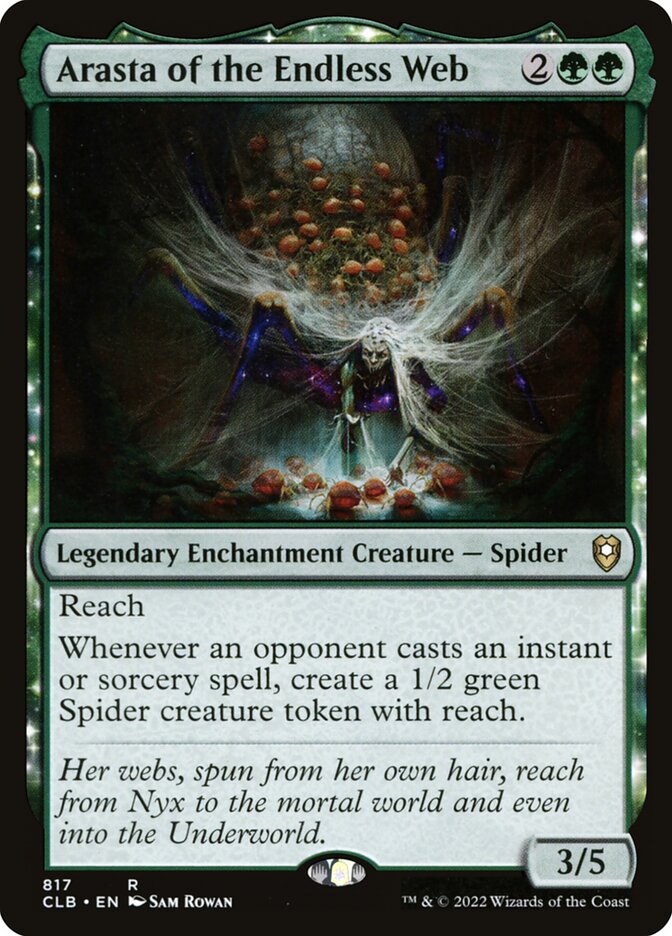 Arasta of the Endless Web [Commander Legends: Battle for Baldur's Gate] (817)
