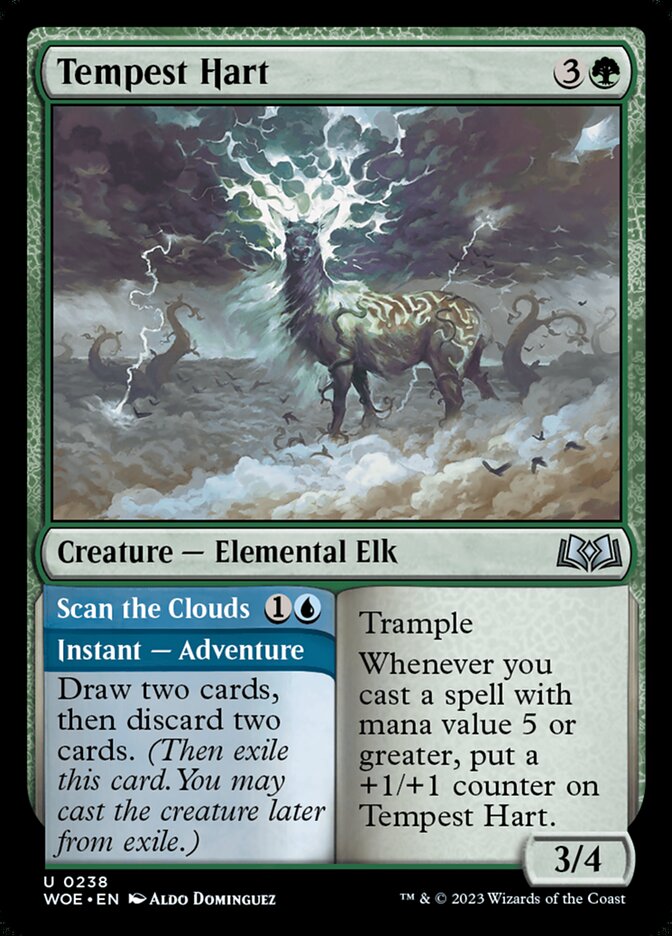 Tempest Hart // Scan the Clouds [Wilds of Eldraine] (238)