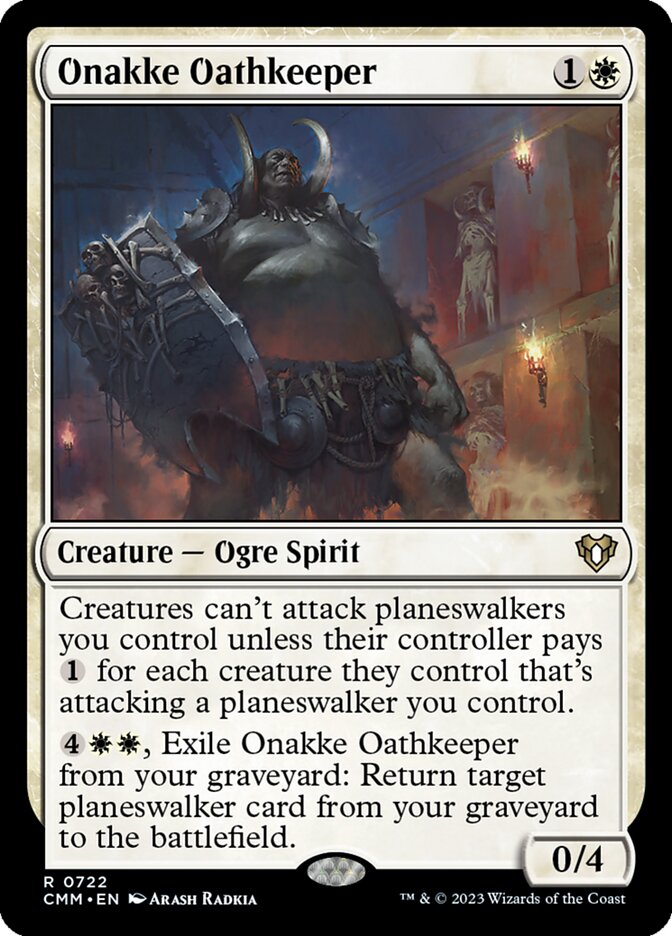 Onakke Oathkeeper [Commander Masters] (722)