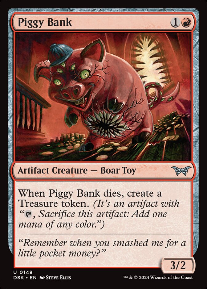Piggy Bank [Duskmourn: House of Horror] (148)