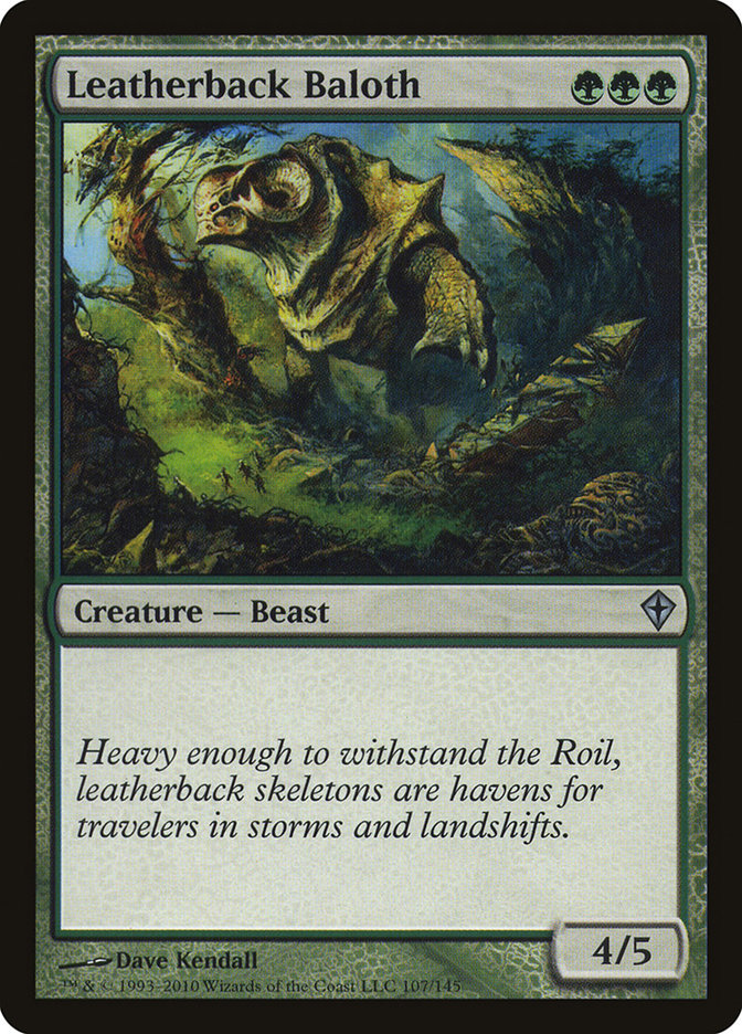 Leatherback Baloth [Worldwake] (107)