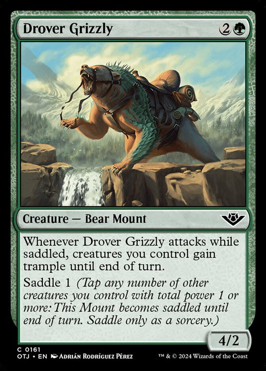 Drover Grizzly [Outlaws of Thunder Junction] (161)