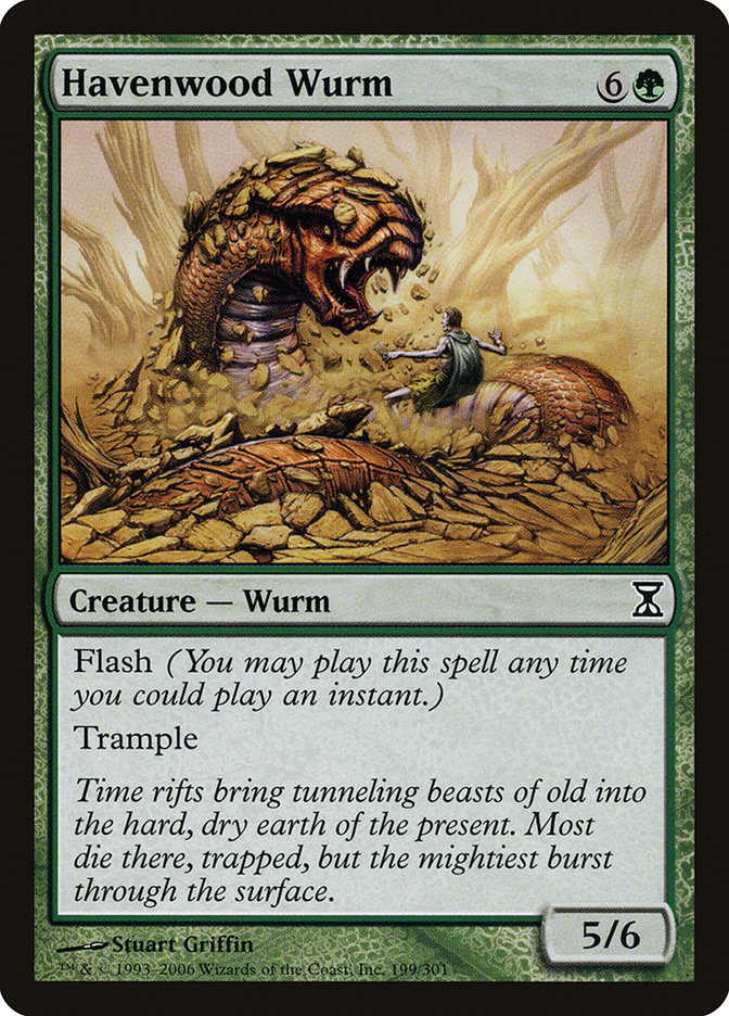 Havenwood Wurm [Time Spiral] (199)