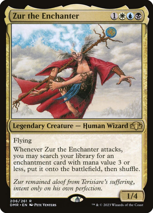 Zur the Enchanter [Dominaria Remastered] (206)
