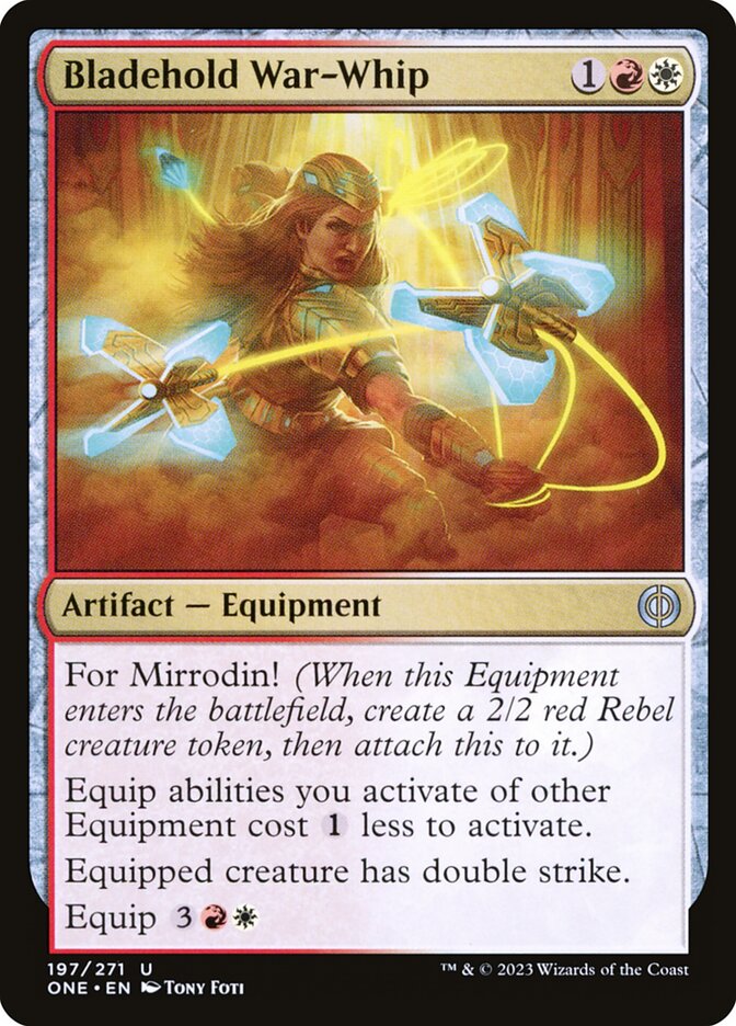 Bladehold War-Whip [Phyrexia: All Will Be One] (197)