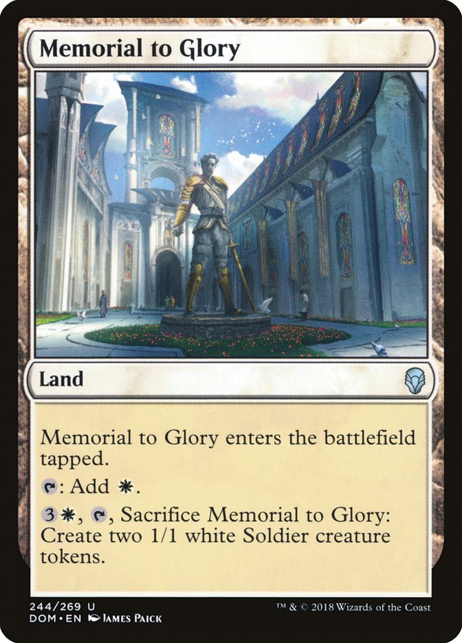 Memorial to Glory [Dominaria] (244)