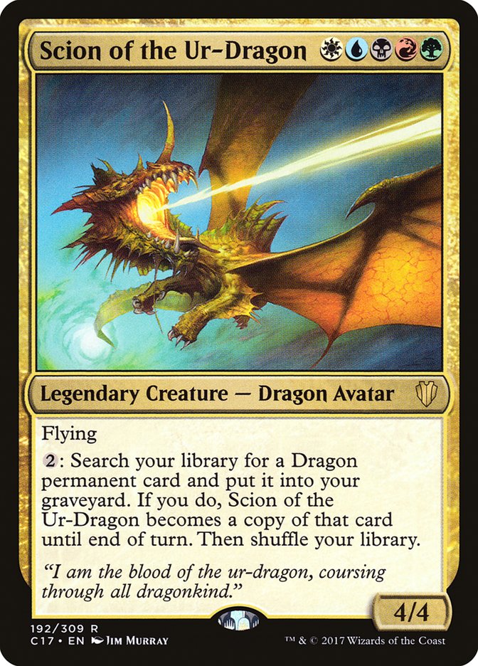 Scion of the Ur-Dragon [Commander 2017] (192)