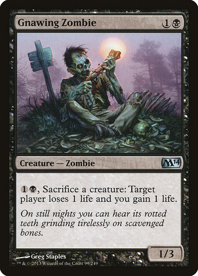 Gnawing Zombie [Magic 2014] (99)