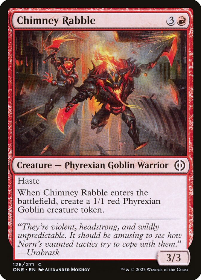 Chimney Rabble [Phyrexia: All Will Be One] (126)