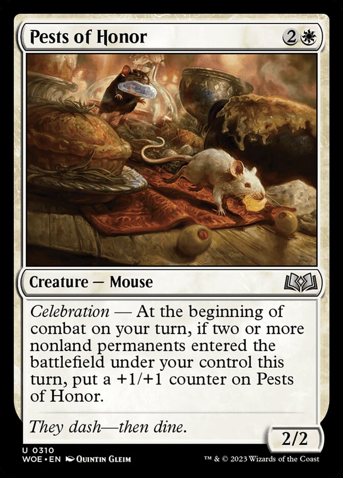 Pests of Honor [Wilds of Eldraine] (310)