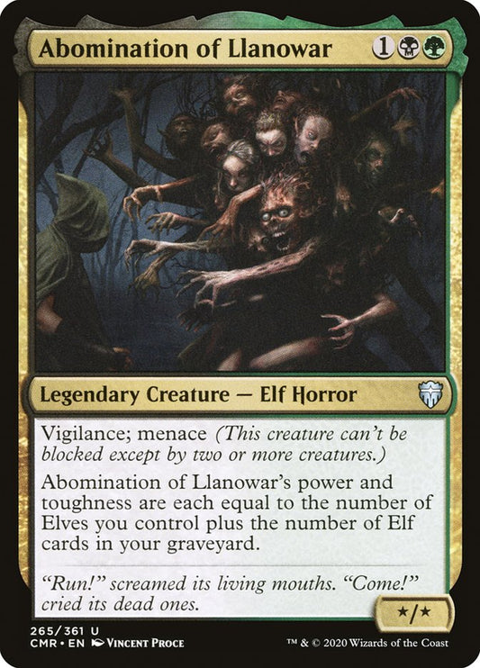 Abomination of Llanowar [Commander Legends] (265)