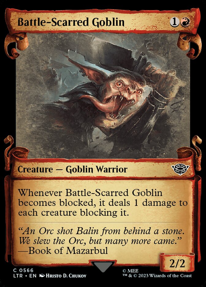 Battle-Scarred Goblin [The Lord of the Rings: Tales of Middle-earth] (566)