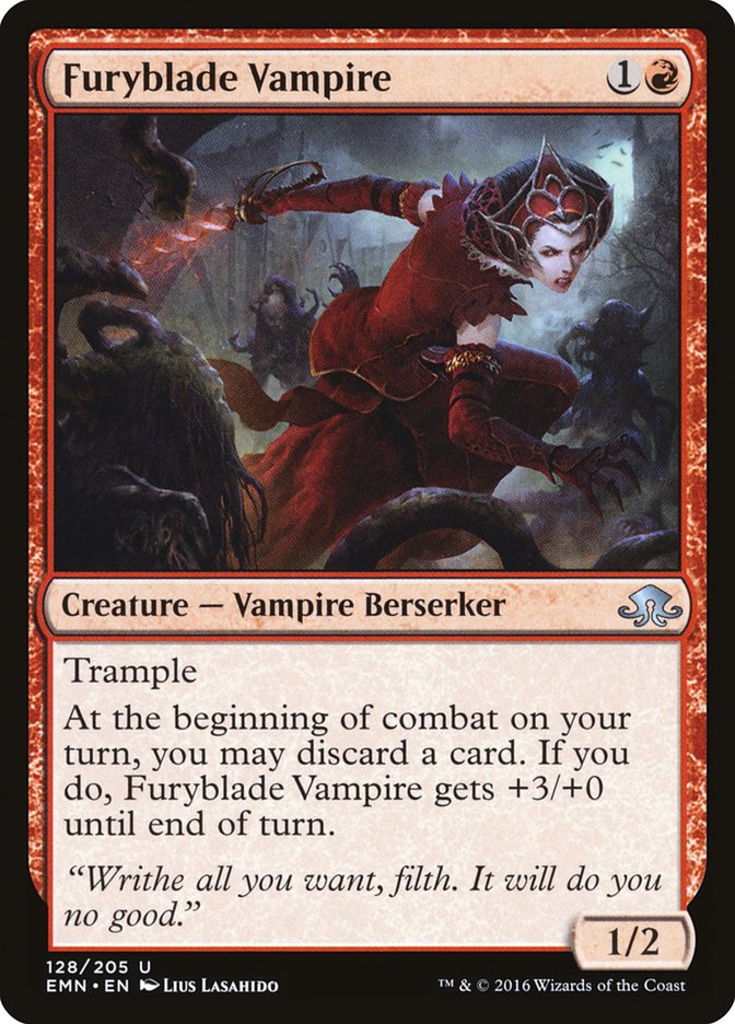 Furyblade Vampire [Eldritch Moon] (128)