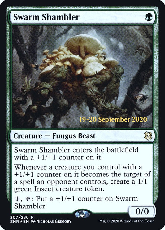 Swarm Shambler [Zendikar Rising Promos] (207s)